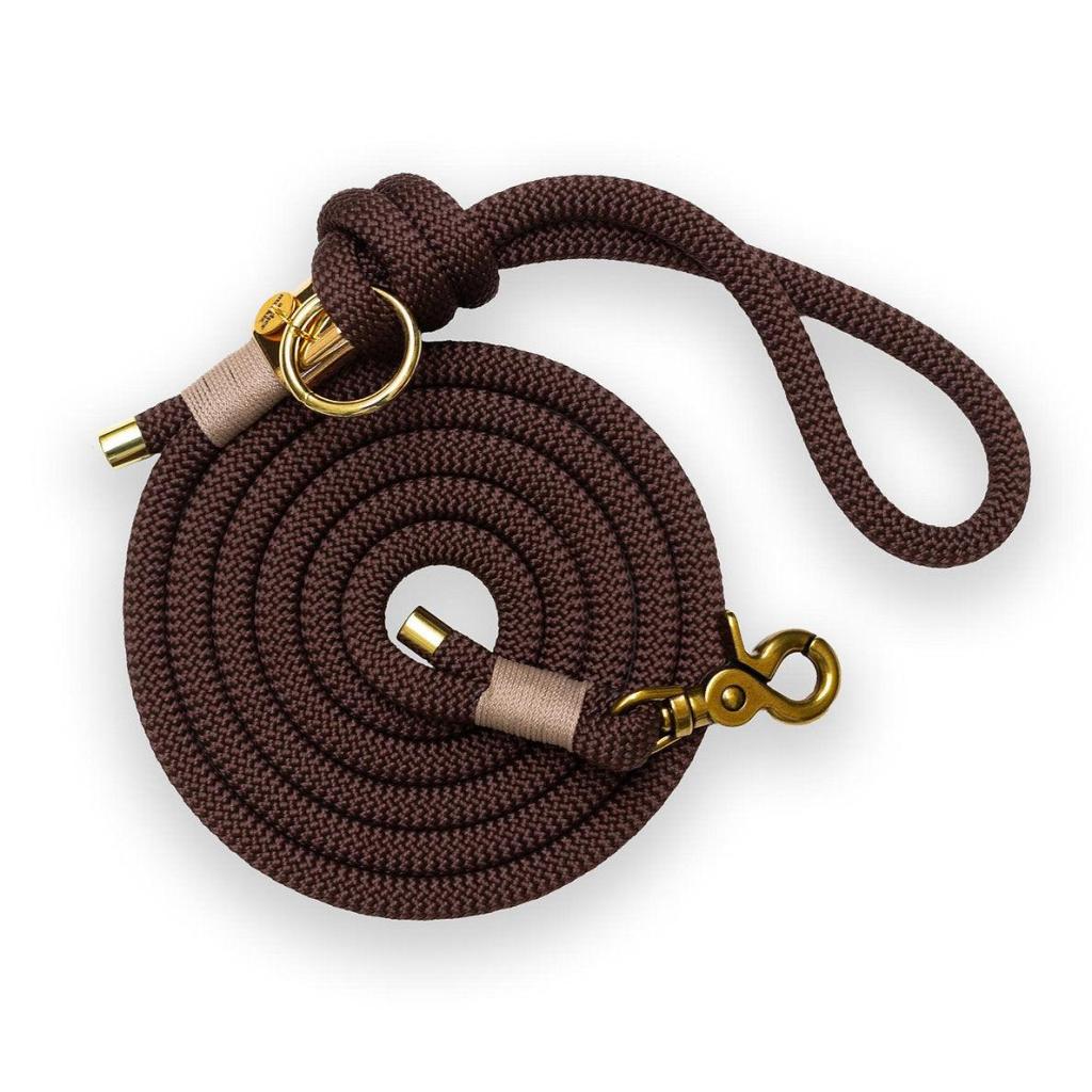 Laisse en corde Chocolat