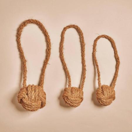 Jouet balle à mâcher en corde de coco