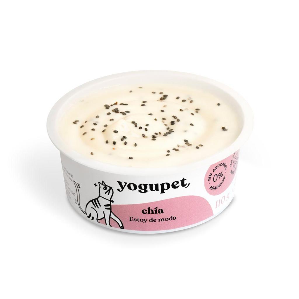 Yaourt graine de chia pour chat