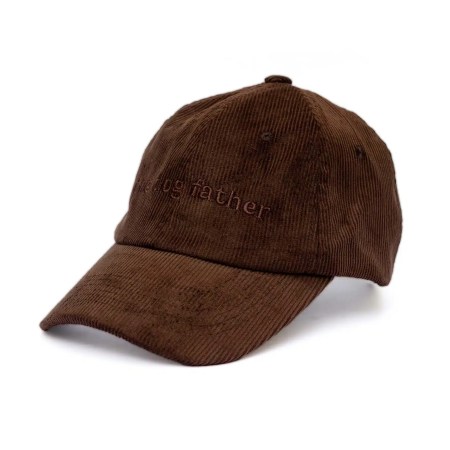 Casquette en velours The Dog Father - Chocolat