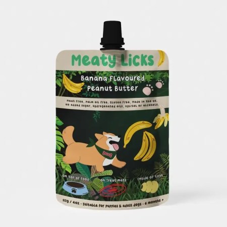 Friandise à lécher beurre de cacahuète Banane (EDITION LIMITÉE)